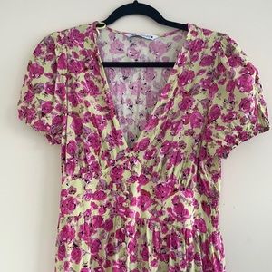 Floral print Zara dress!